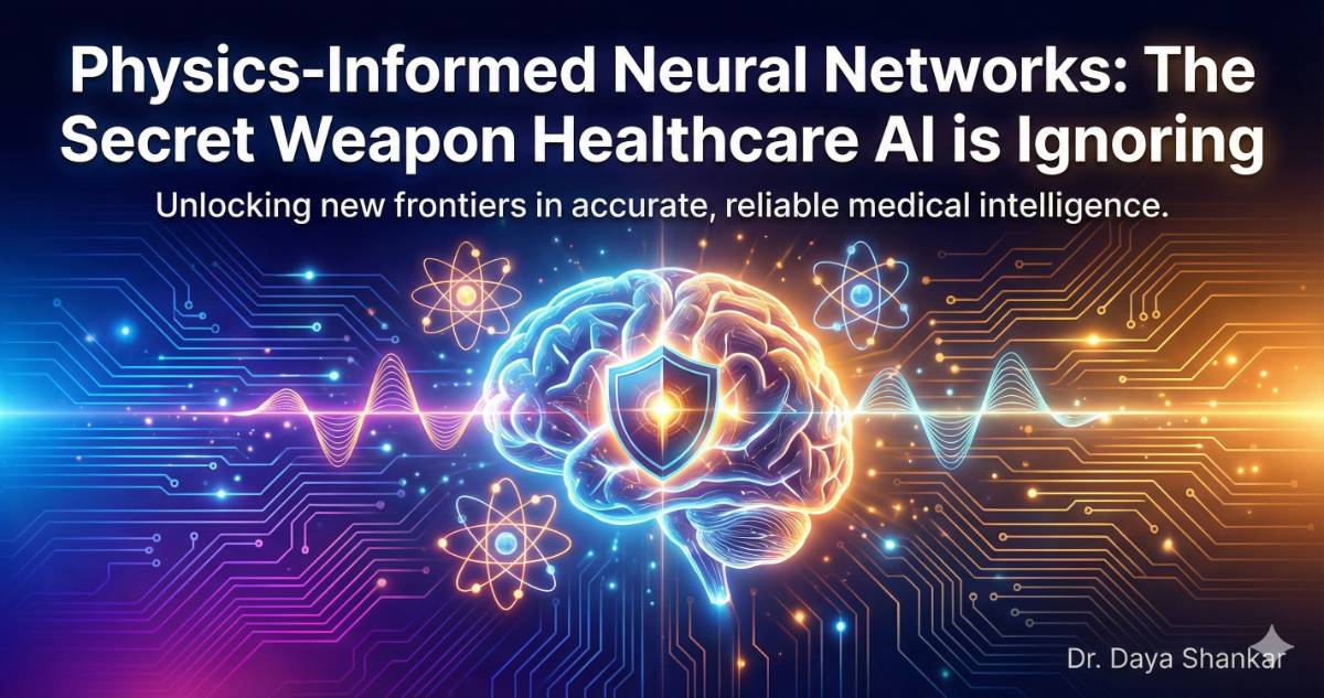 Physics-Informed Neural Networks: The Secret Weapon Healthcare AI is Ignoring | Dr. Daya Shankar