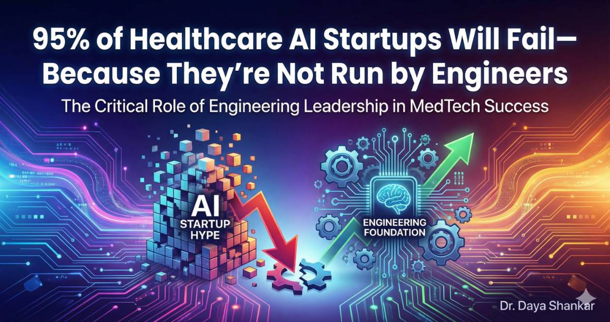 95% of Healthcare AI Startups Will Fail—Because They're Not Run by Engineers | Dr. Daya Shankar