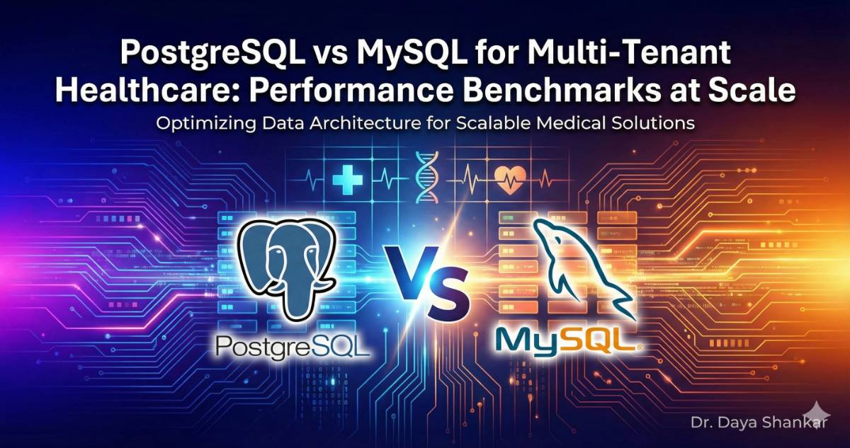 PostgreSQL vs MySQL for Multi-Tenant Healthcare: Performance Benchmarks at Scale | Dr. Daya Shankar