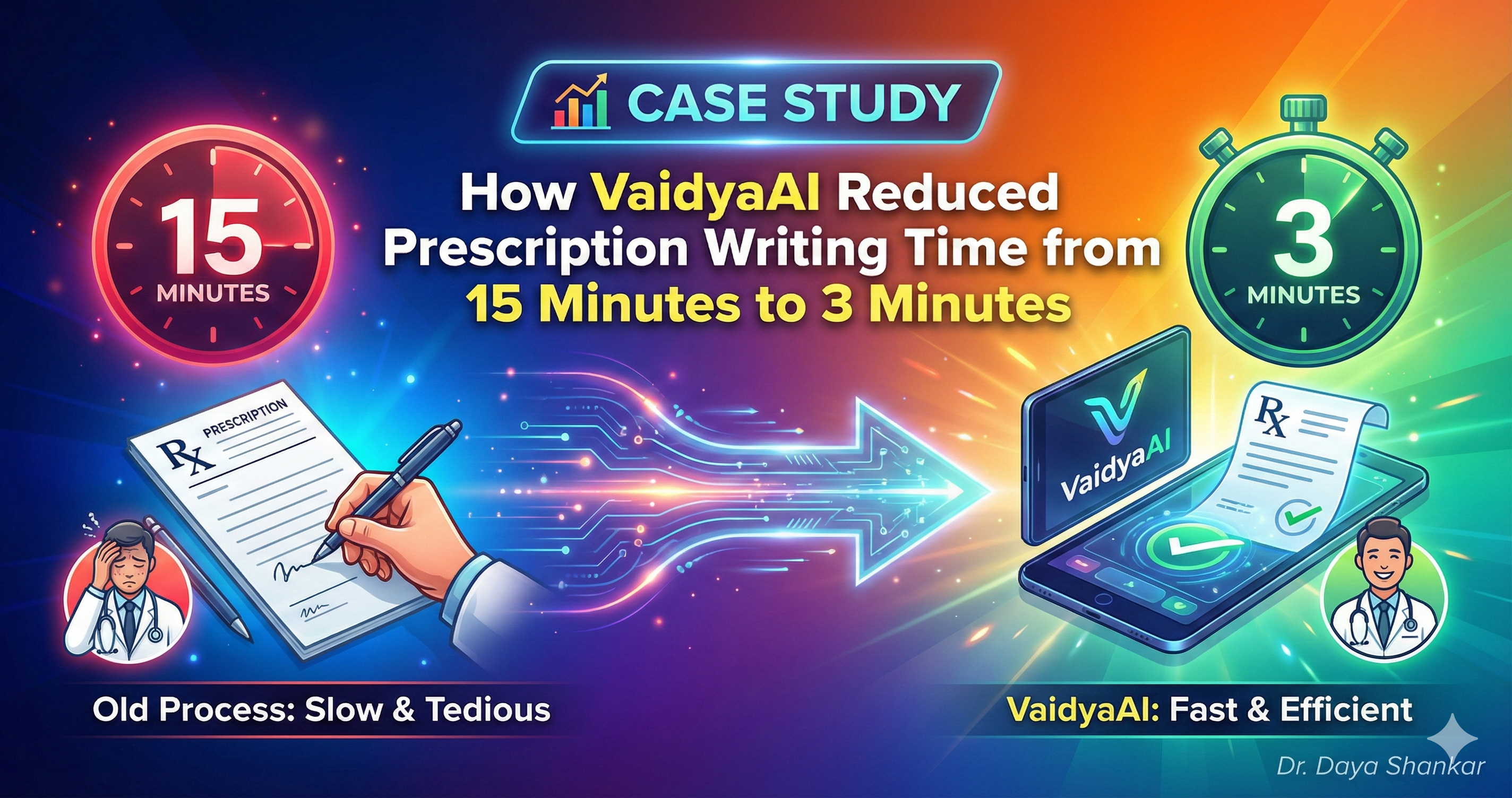 How VaidyaAI Reduced Prescription Writing Time from 15 Minutes to 3 Minutes | Dr. Daya Shankar