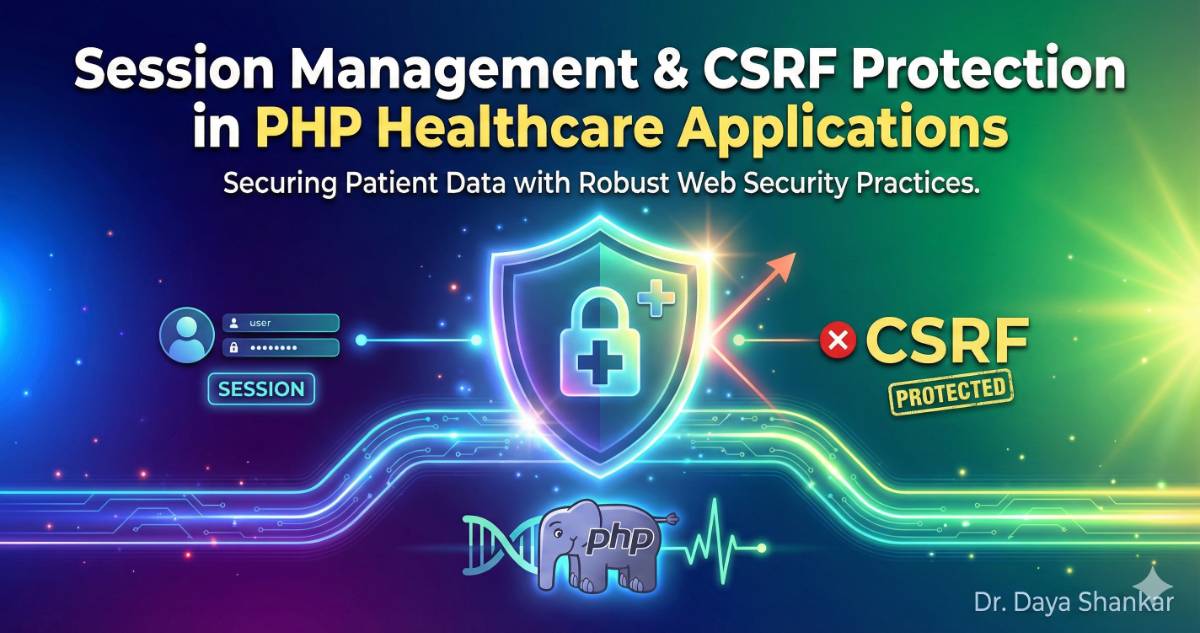 Session Management & CSRF Protection in PHP Healthcare Applications | Dr. Daya Shankar